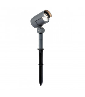 LED 1 Light Outdoor Spike Spot Graphite IP65