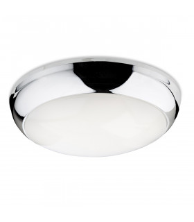 Regis LED 1 Light Flush Light Chrome Polycarbonate