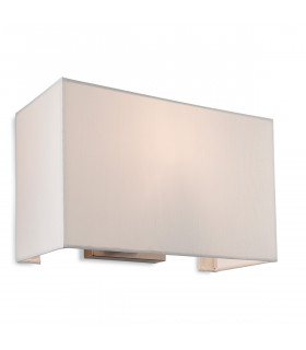 Fargo 1 Light Single Indoor Wall Light Brushed Steel