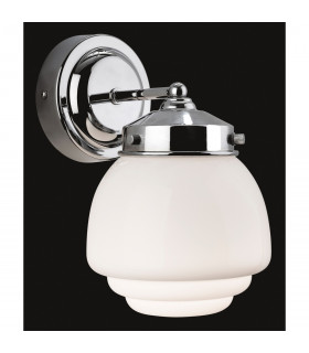 Art 1 Light Bathroom Indoor Wall Light Chrome-2