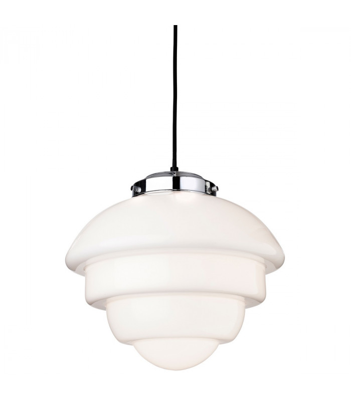 Art 1 Light Ceiling Pendant Chrome