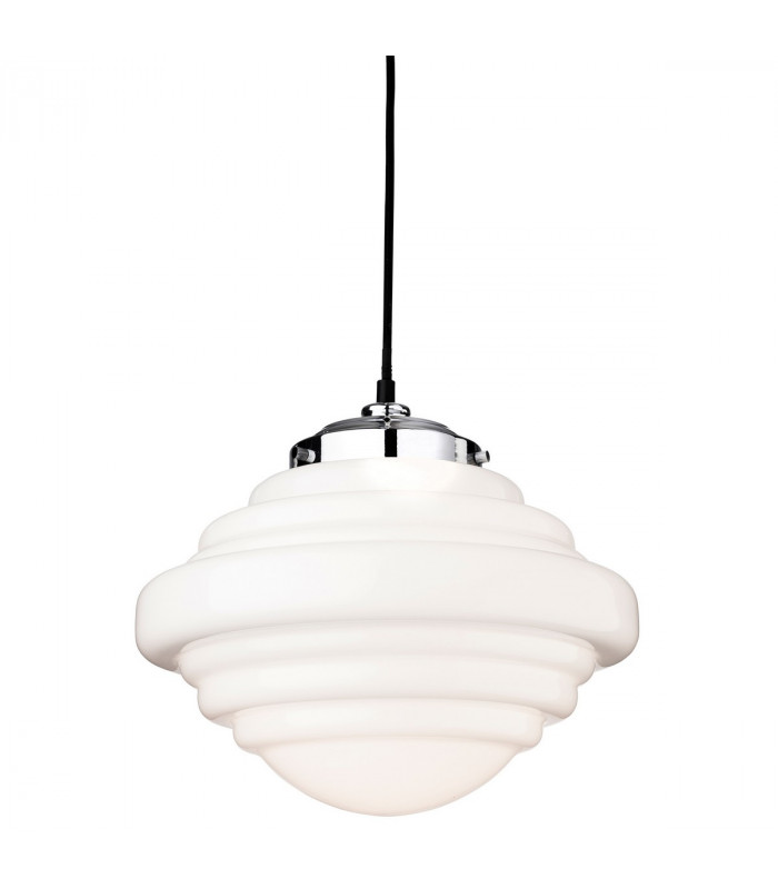 Art 1 Light Ceiling Pendant Chrome