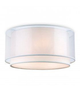 Chicago 3 Light Flush Light Cream