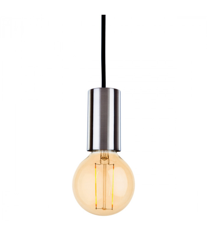 Berkeley 1 Light Ceiling Pendant Brushed Steel