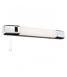 Slimline LED Bathroom Shaver Light (Switched) Chrome