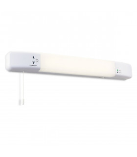 Slimline LED Bathroom Shaver Light (Switched) White