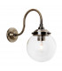 Victoria 1 Light Wall Light Antique Brass