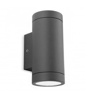 Shelby LED 2 Light Outdoor Up Down Wall Light Graphite IP65