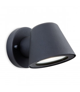 Elan LED 1 Light Outdoor Wall Light Black IP44