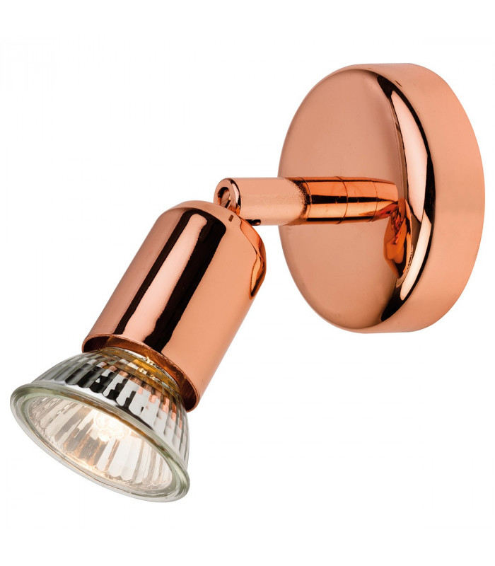 Runner 1 Light Single Wall Spotlight Copper