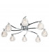 Maple 8 Light Flush Light Chrome