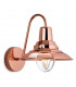 Fisherman 1 Light Indoor Dome Wall Light Copper