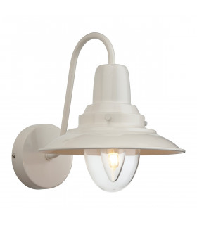 Fisherman 1 Light Indoor Dome Wall Light Cream