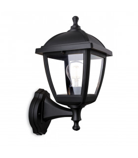 Palma Outdoor Wall Lamp 4 Panel Black IP44