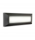 Shine Outdoor Integrated LED Surface Mounted Wall & Step Light Rectangle Graphite IP65