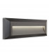 Shine Outdoor Integrated LED Surface Mounted Wall & Step Light Rectangle Graphite IP65