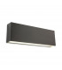 Midas Outdoor Integrated LED Down Light Rectangle Graphite IP65