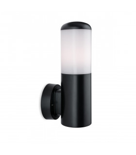 Luna Outdoor Modern Wall Light Black IP54
