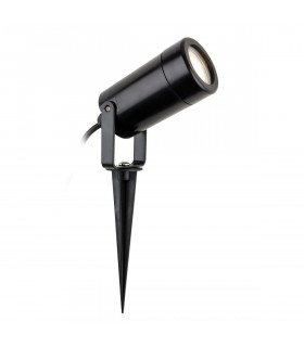 Tulsa Outdoor Wall & Spike Light Black IP44