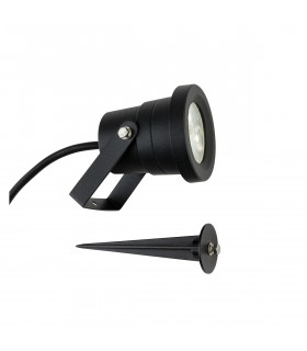 Hayes Outdoor Integrated LED Wall & Spike Light Black IP65-2