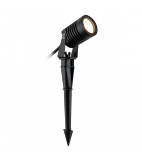 Veron Outdoor Integrated LED Short Spike Ground Light Black IP65