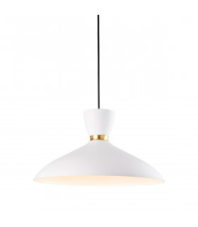 Ellis Dome Pendant Light White