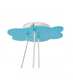 Airplane Childrens Pendant Aeroplane Light Blue-2