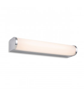Bravo Bathroom LED Wall Light - 300mm Chrome with Opal Diffuser IP44
