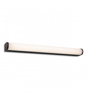 Bravo Bathroom LED Wall Light - 600mm Black with Opal Diffuser IP44