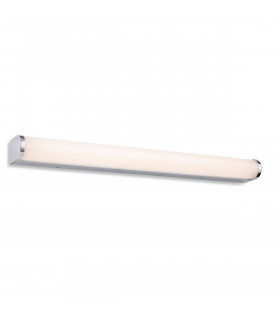 Bravo Bathroom LED Wall Light - 600mm Chrome with Opal Diffuser IP44