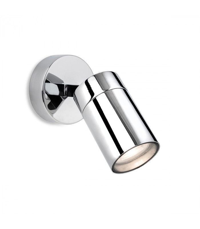 Pinnacle Single Spotlight Polished Chrome IP44