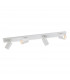 Max 4 Light Spotlight Flush Bar White