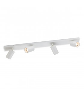 Max 4 Light Spotlight Flush Bar White