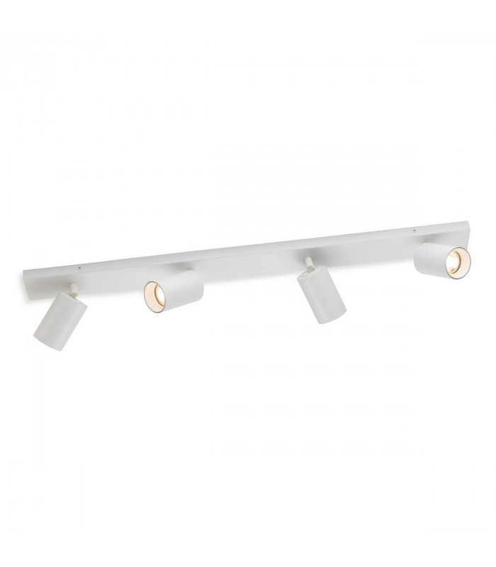 Max 4 Light Spotlight Flush Bar White