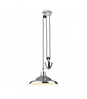 Suffolk Rise & Fall Pendant Light Chrome
