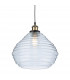 Orla Dome Pendant Light Antique Brass with Clear Glass