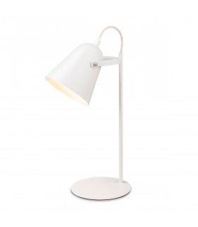 Bella Modern Desk Table Lamp White