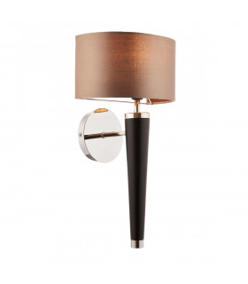 Corvina 1 Light Indoor Wall Light Wood & Silver