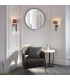 Corvina 1 Light Indoor Wall Light Wood & Silver-3