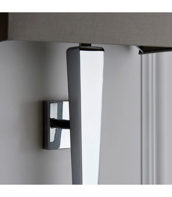 Corvina 1 Light Indoor Wall Light Wood & Silver-6
