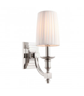 Domina 1 Light Indoor Candle Wall Lamp Nickel