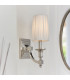 Domina 1 Light Indoor Candle Wall Lamp Nickel-2