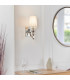 Domina 1 Light Indoor Candle Wall Lamp Nickel-3