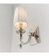 Domina 1 Light Indoor Candle Wall Lamp Nickel-5