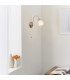 Petal 1 Light Wall Light Satin Chrome-1
