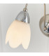 Petal 1 Light Wall Light Satin Chrome-6
