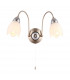 Petal 2 Light Indoor Wall Light Satin Chrome