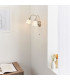 Petal 2 Light Indoor Wall Light Satin Chrome-2