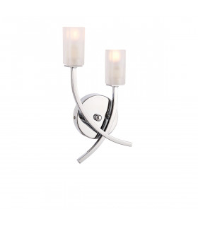 Havana 2 Light Indoor Wall Light Chrome