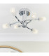 Havana 6 Light Semi Flush Multi Arm Ceiling Light Chrome-2